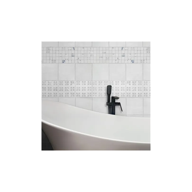 Carrelage décoratif Bianco Classico Decorazione 20x20 cm