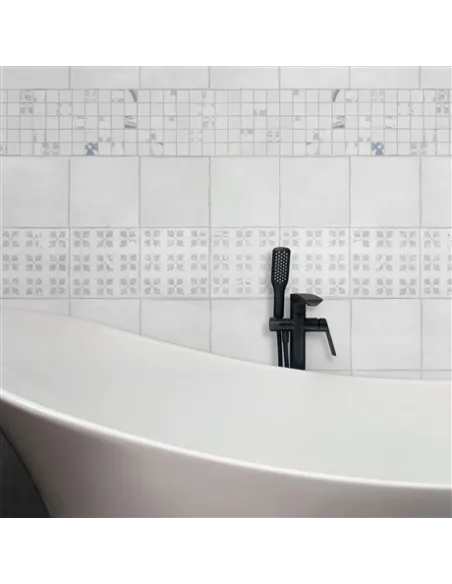 Carrelage décoratif Bianco Classico Decorazione 20x20 cm