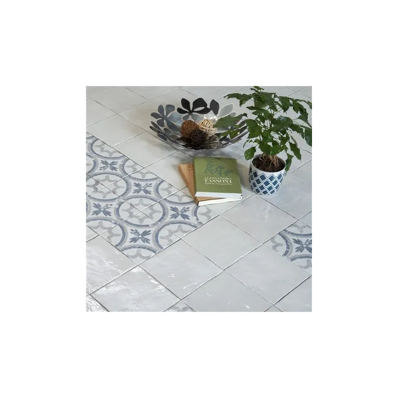 Carrelage décoratif Bianco Classico Pittura 20x20 cm