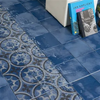 Carrelage décoratif Blu Evoluzione Pittura 20x20 cm 2