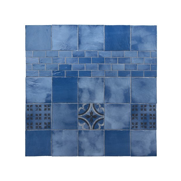 Blue Artistic Tiles Evoluzione Pittura 20x20 cm