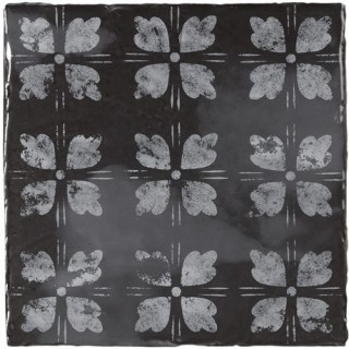 Piastrella decorata Nero Moderno Decorazione 20x20 cm
