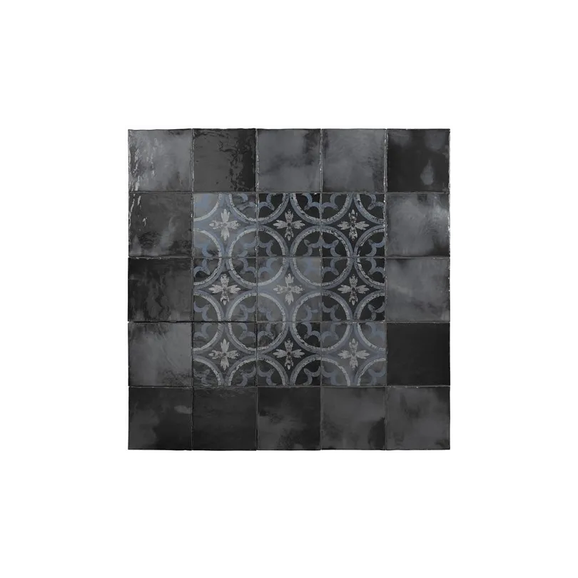 Carrelage décoratif Nero Moderno Pittura 20x20 cm