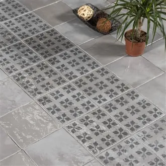 Carrelage décoratif gris Grigio Autentico 20x20 cm 2