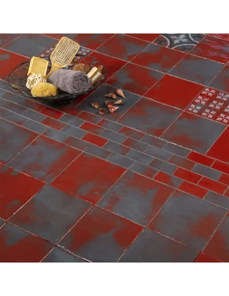 Red Artistic Tiles Rosso Avanguardie 20x20 cm Red Artistic Tiles Rosso Avanguardie 20x20 cm