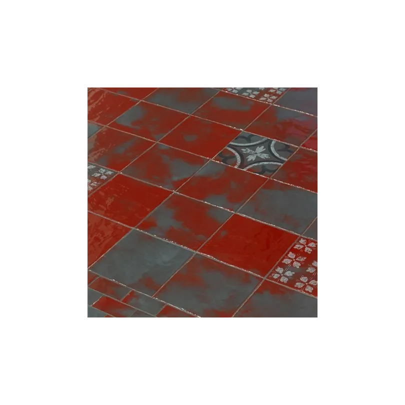 Red Artistic Tiles Rosso Avanguardie 20x20 cm