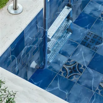 Dekorfliesen Blau Blu Evoluzione 20x20 cm 2