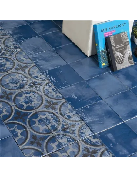 Carrelage décoratif Blu Evoluzione 20x20 cm