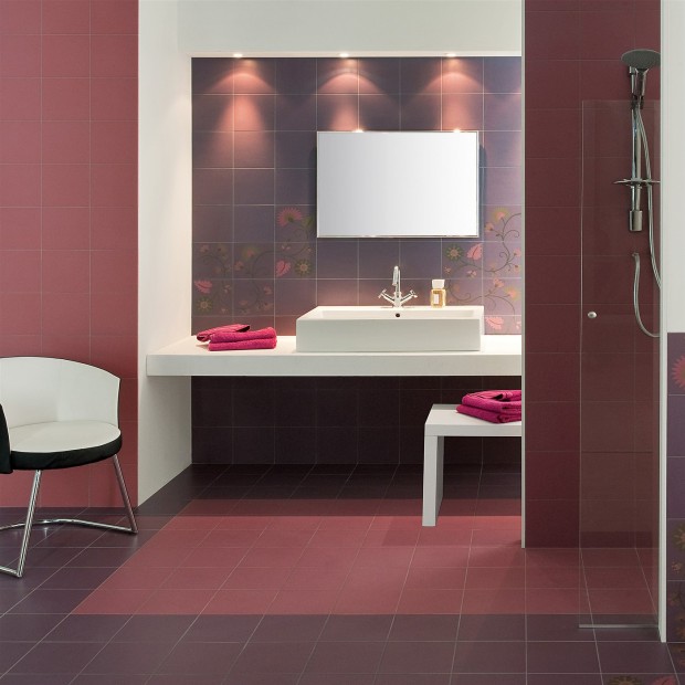 Ceramica artistica Rosa 20x20 cm