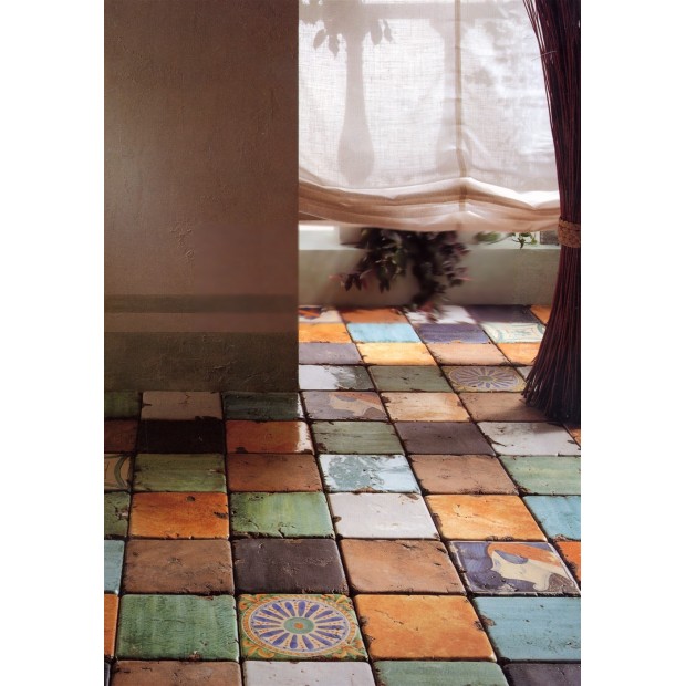 Carrelage décoratif Collezioni d’Autore Sole Blu 20X20 cm