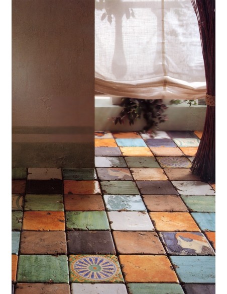 Carrelage décoratif Collezioni d’Autore Sole Blu 20X20 cm