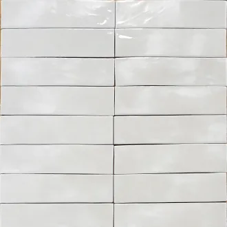 Carreau mural blanc 8X32 cm 2