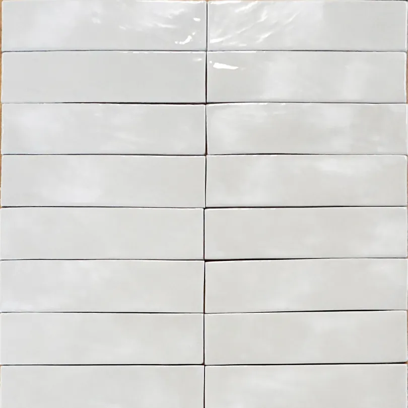 Rivestimento effetto muretto bianco 8X32 cm