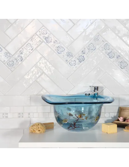 Carreau mural blanc 8X32 cm Carreau mural blanc 8X32 cm