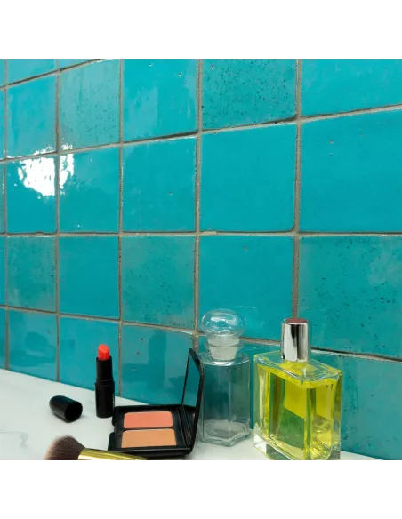 Ceramica Artistica Metallica Blue        10x10 Cm Ceramica Artistica Metallica Blue        10x10 Cm