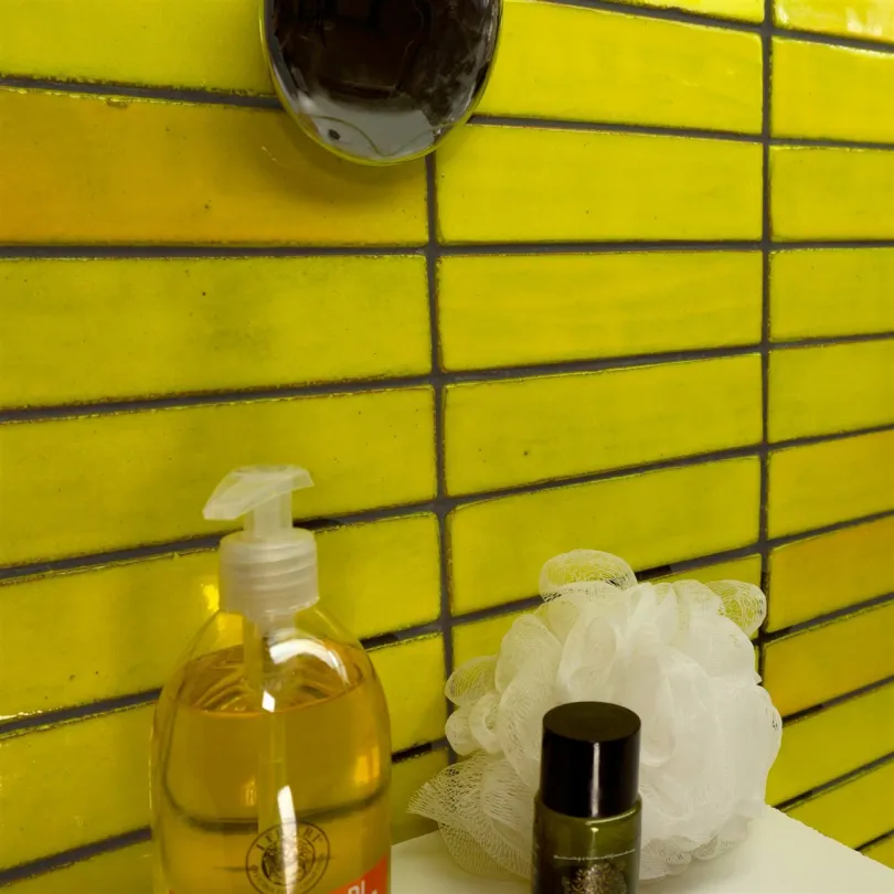 Ceramica Artistica Metallica Yellow 5x20 Cm