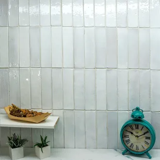 Artistic tiles Metallica White 5x20 cm 2