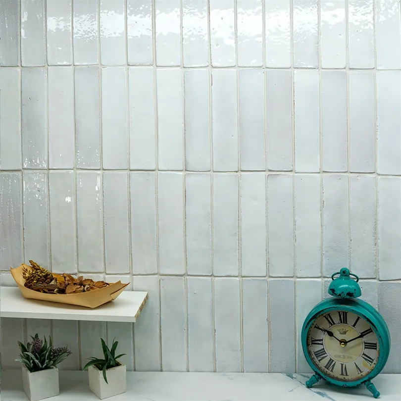 Artistic tiles Metallica White 5x20 cm