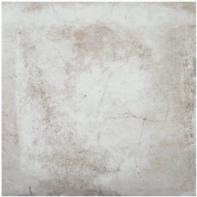 White antique cement effect porcelain Open Horizon 30x30 cm