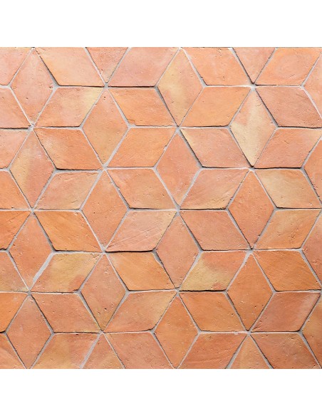 Hangemachte Terracotta Fliesen mit Behandlung Rhombus 13x23,5 cm Hangemachte Terracotta Fliesen mit Behandlung Rhombus 13x23,5 cm