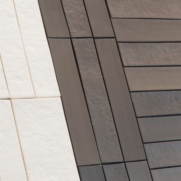 Terracotta tiles Terre chiare textured 6x30 cm
