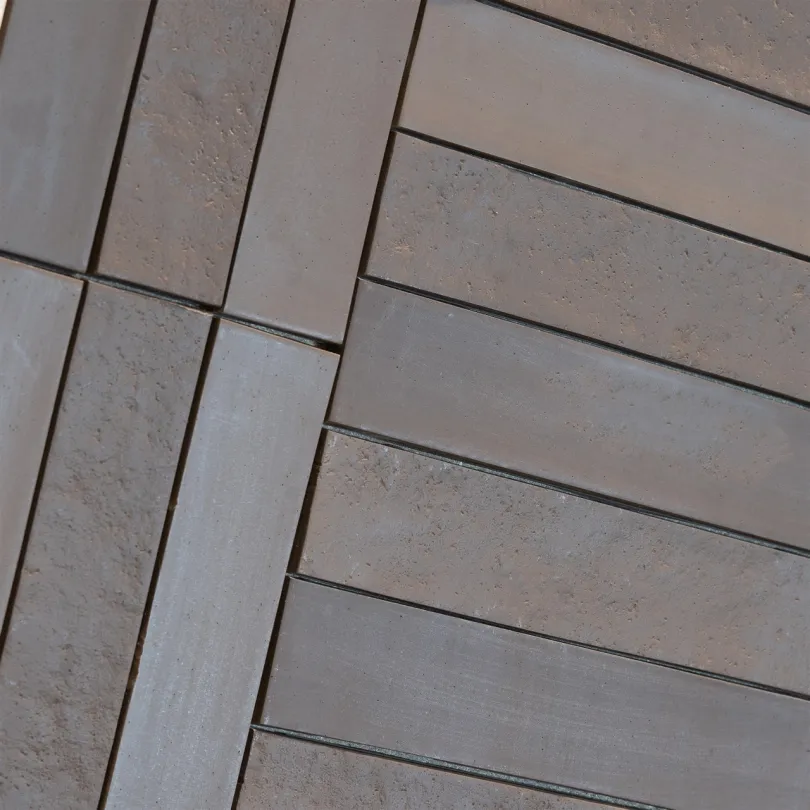 Piastrelle in cotto Terre scure natural 6x30 cm