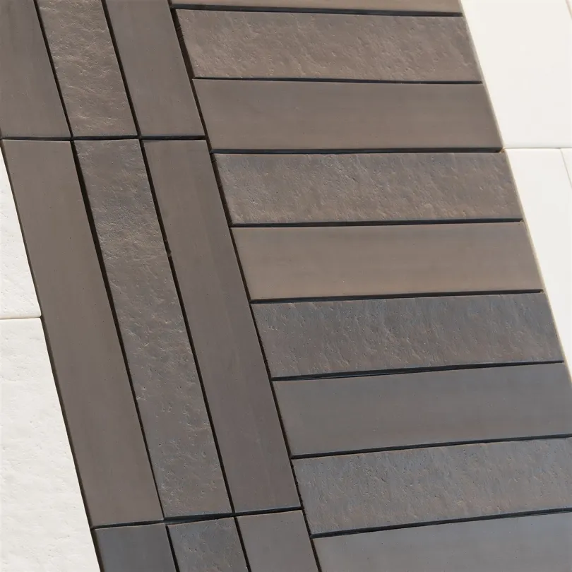 Piastrelle in cotto Terre scure natural 6x30 cm