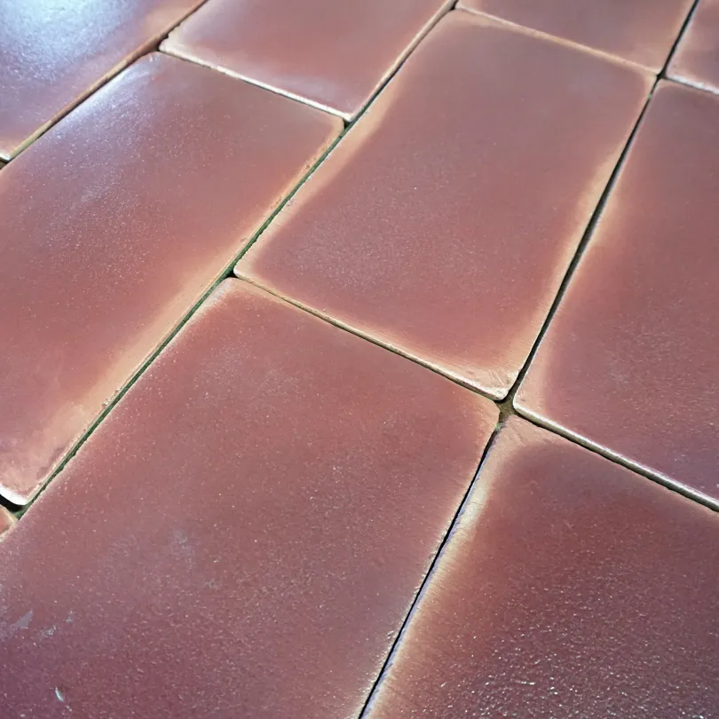 Carreaux de mur rouge 12x25 cm
