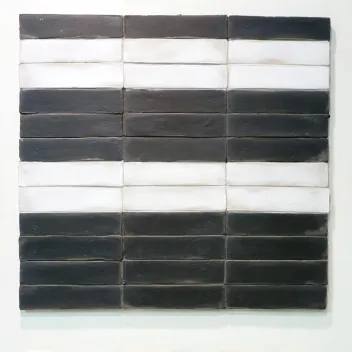 Carreaux de mur noir 6x25 cm 2