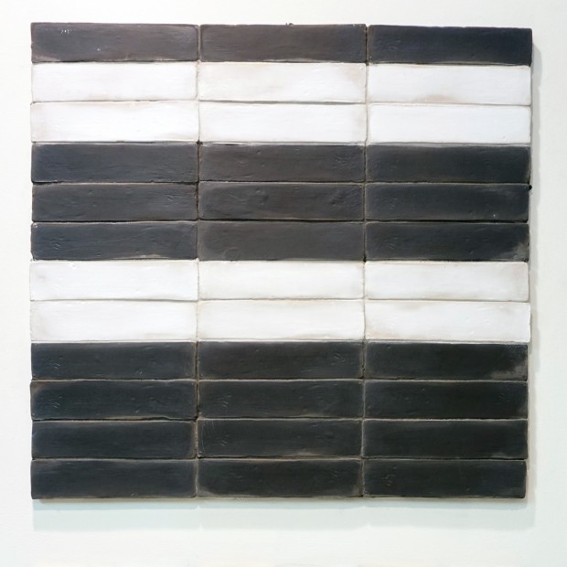 Black bathroom and kitchen wall tiles 6x25 cm