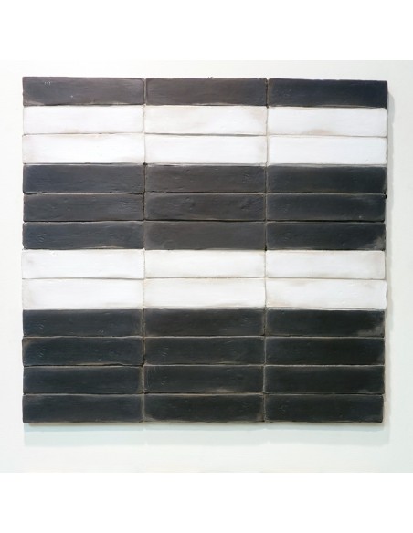 Black bathroom and kitchen wall tiles 6x25 cm Black bathroom and kitchen wall tiles 6x25 cm