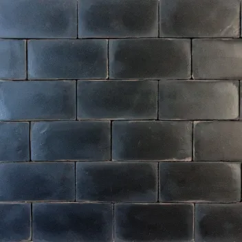 Carreaux de mur noir 12x25 cm 2