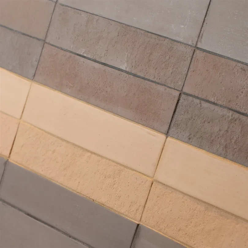 Piastrelle in cotto Terre grigie textured 6x30 cm