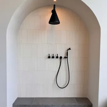 Terracotta tiles Terre chiare textured 6x30 cm 2