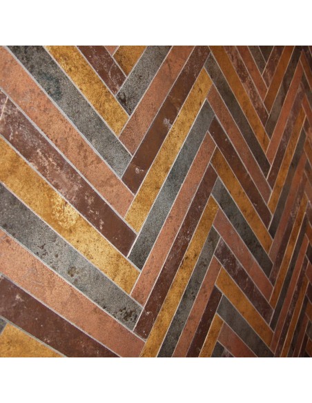 Copper effect tiles 3,5X60 cm Copper effect tiles 3,5X60 cm