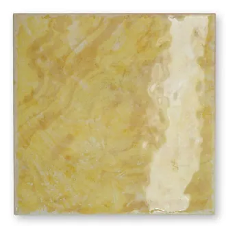 Piastrelle lucide giallo ambra 33x33 cm 2