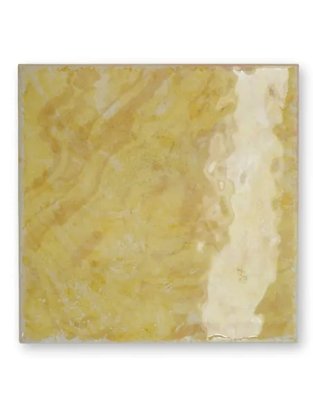 Piastrelle lucide giallo ambra 33x33 cm Piastrelle lucide giallo ambra 33x33 cm