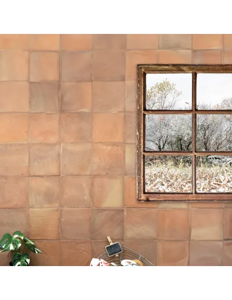 Handmade Terracotta tiles with treatment 15x15x1 cm Handmade Terracotta tiles with treatment 15x15x1 cm