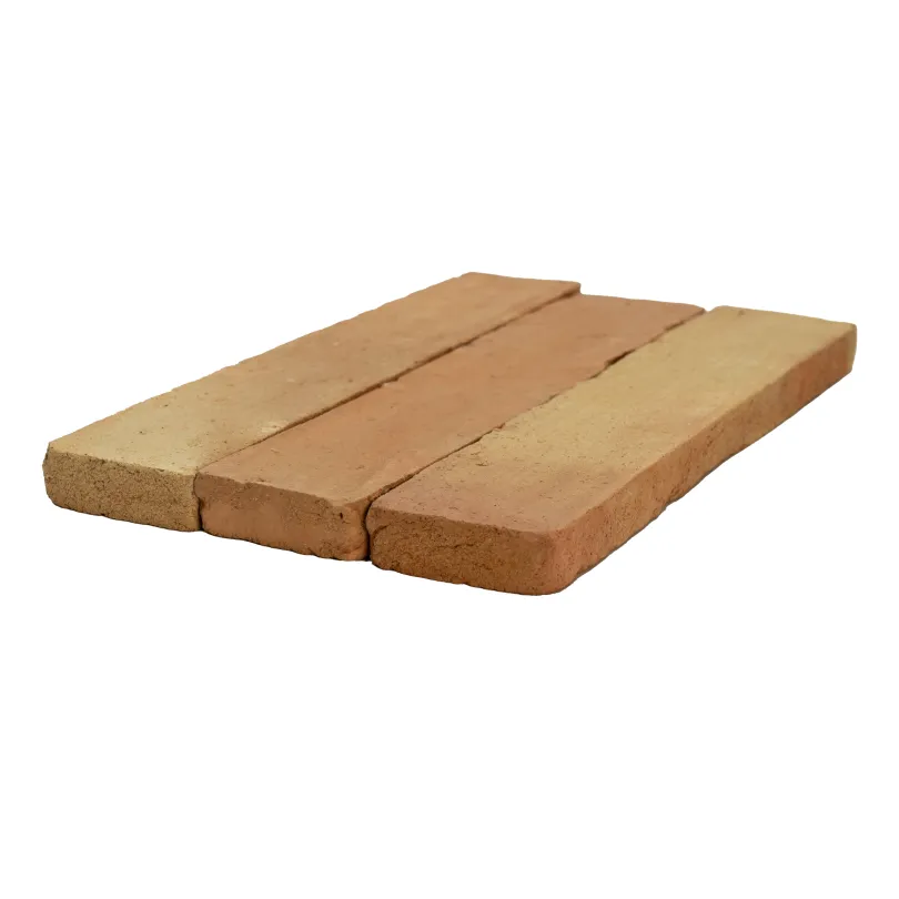 Handmade terracotta tiles with treatment 6x30 cm