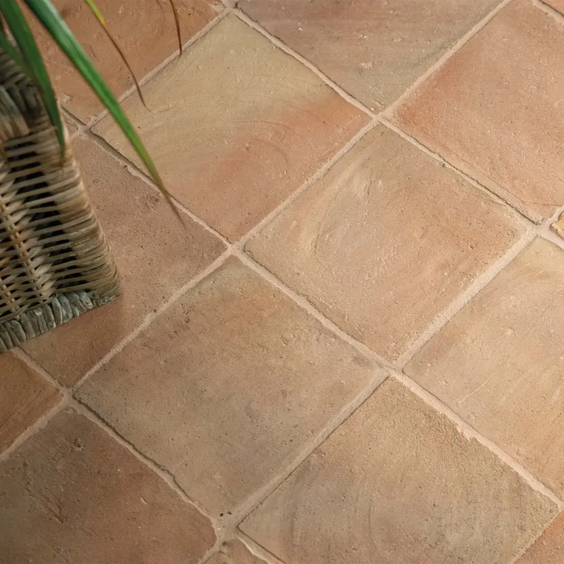 Handmade Terracotta tiles with treatment 15x15 cm