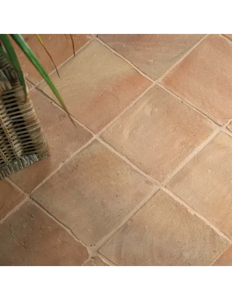 Handmade Terracotta tiles with treatment 15x15 cm