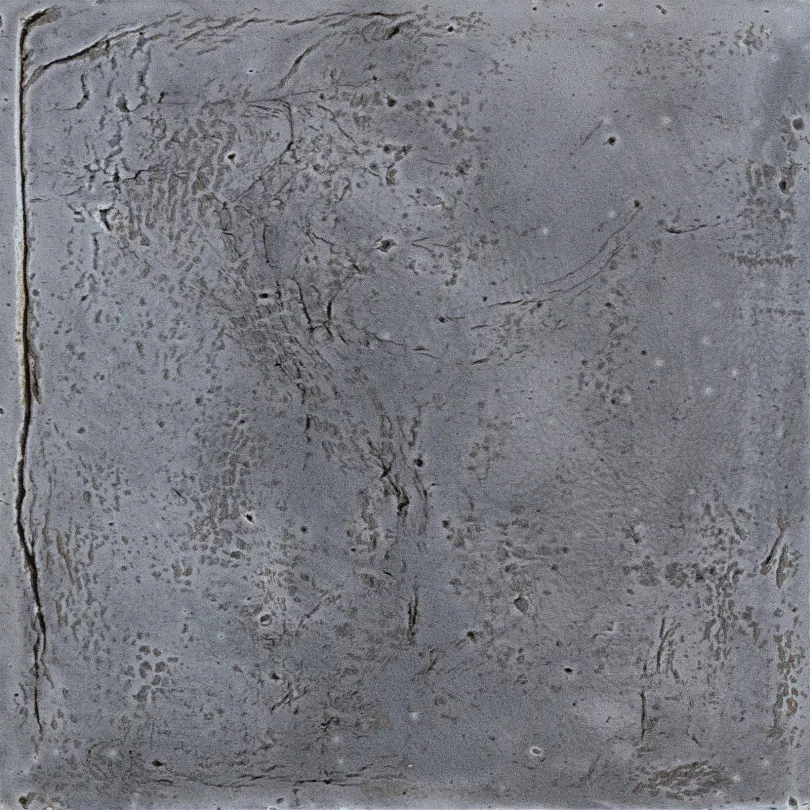 Ceramica artistica Maioliche Italiane grigio 20,5X20,5 cm