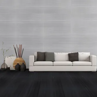 Ceramica artistica in gres grigio Laser Line 60x120 cm