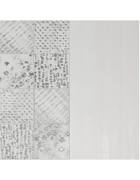 White decor tiles Laser Line 15x15 cm White decor tiles Laser Line 15x15 cm