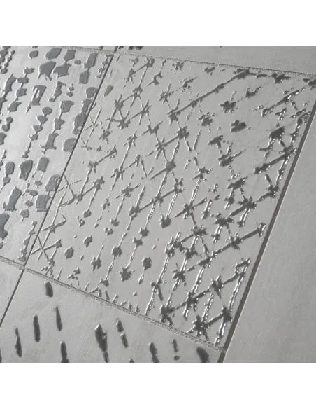 Grey decor tiles Laser Line 15x15 cm Grey decor tiles Laser Line 15x15 cm