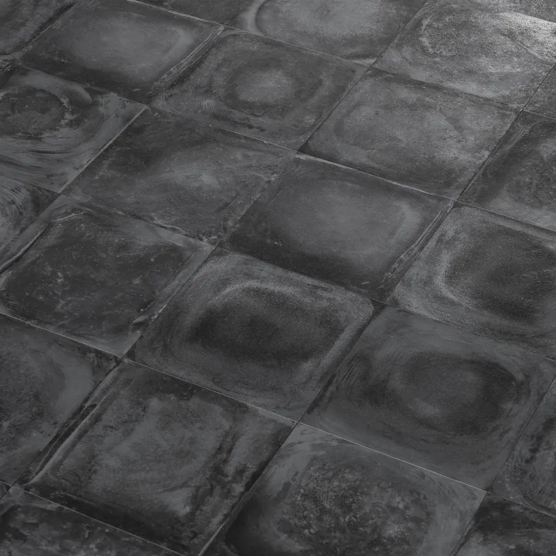Feinsteinzeug fliesen Betonart Schwarz 20x20 cm