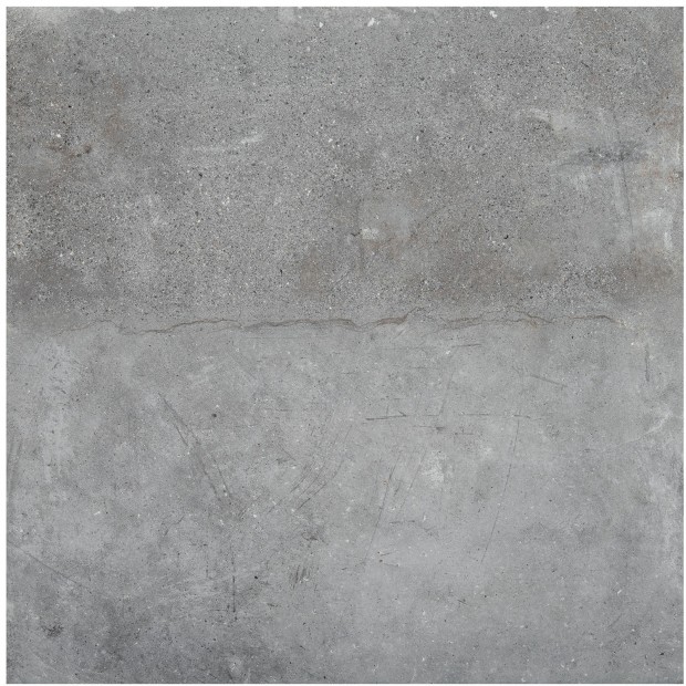 Gres porcellanato effetto cemento antico grigio 60x60 cm