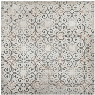 Piastrella decorativa effetto cemento antico Open Horizon Decoro B 30x30 cm