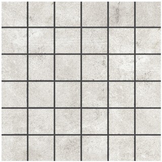 Piastrella mosaico bianco Open Horizon 30x30 cm