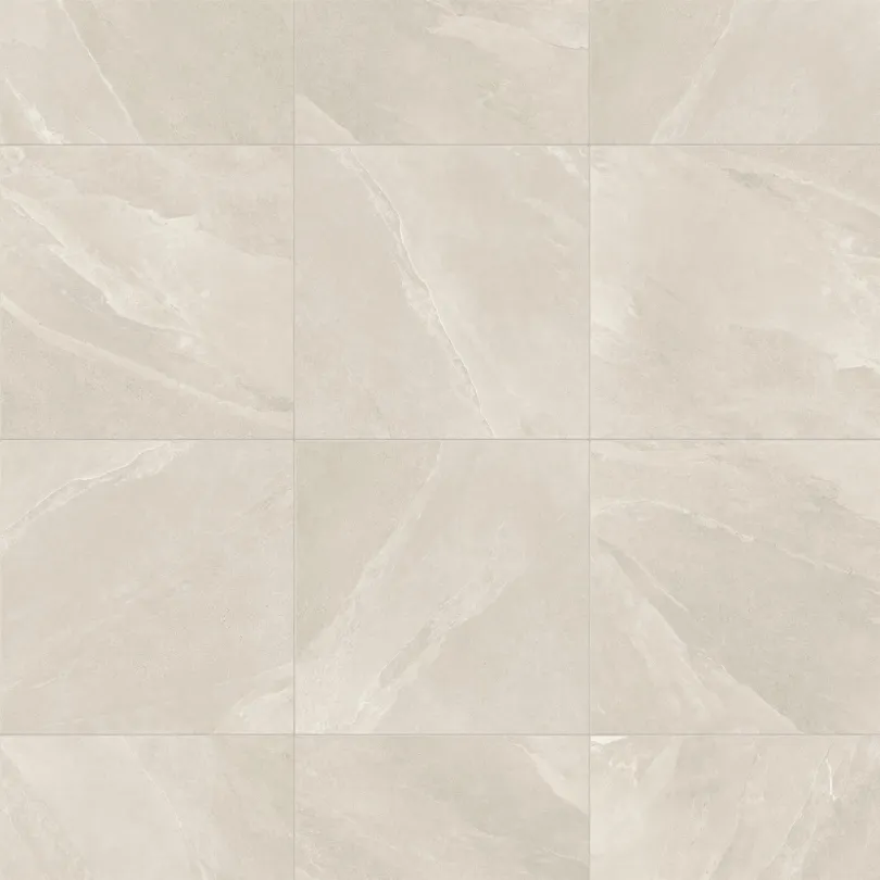 Stone effect tiles P Lime sabbia 80x80 cm